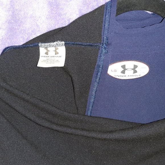 Mens half Turtleneck  Long Sleeve Cold Gear Large - Picture 3 of 5